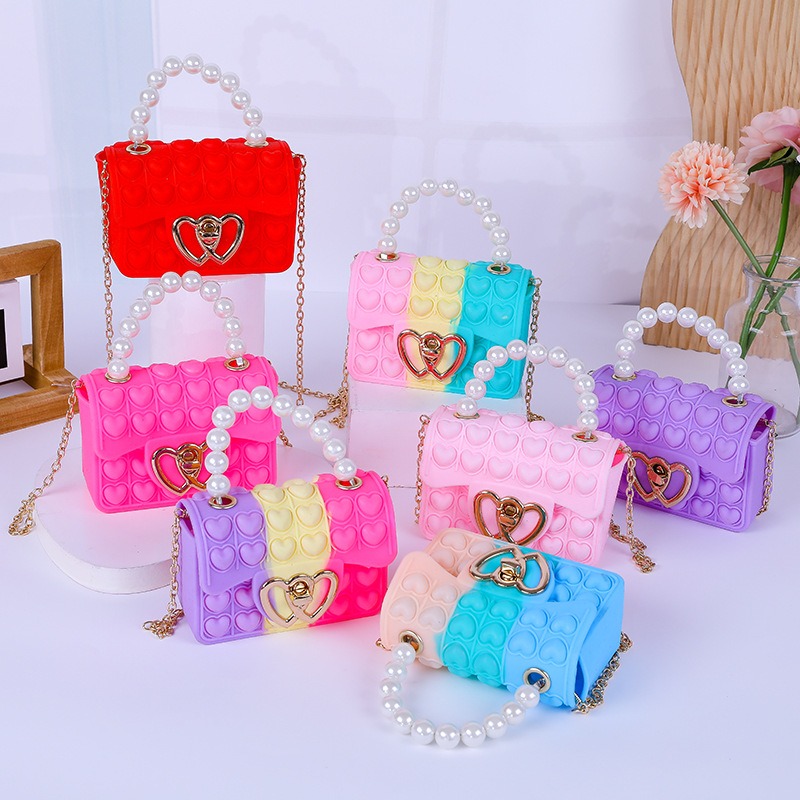 Mini Purse Chain - Sac de gelée de bulle d'amour