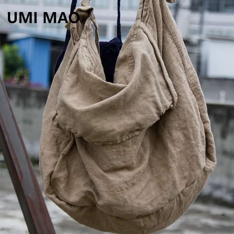 Women'S Best Bags For Travel - UMI MAO-Sacs en lin de coton
