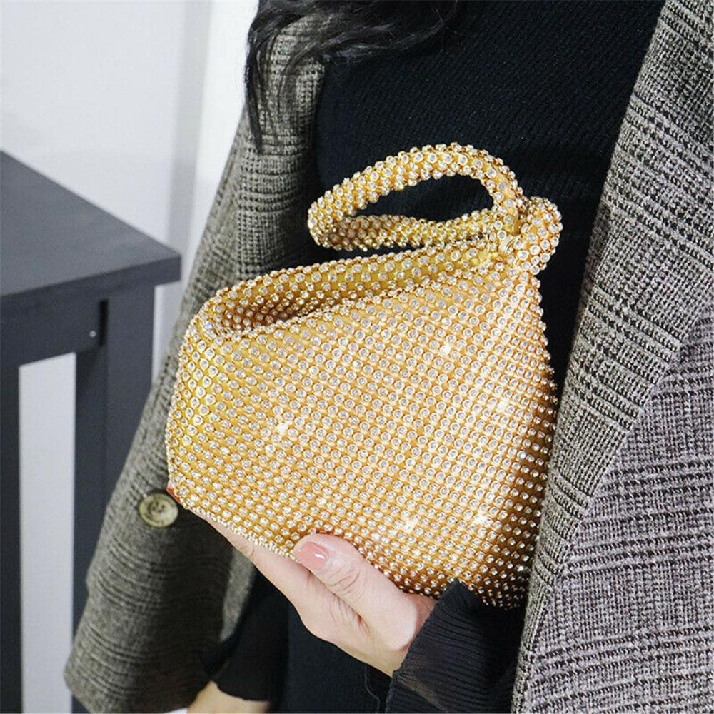 Women Bags Zara - Pochette de soirée en cristal pour