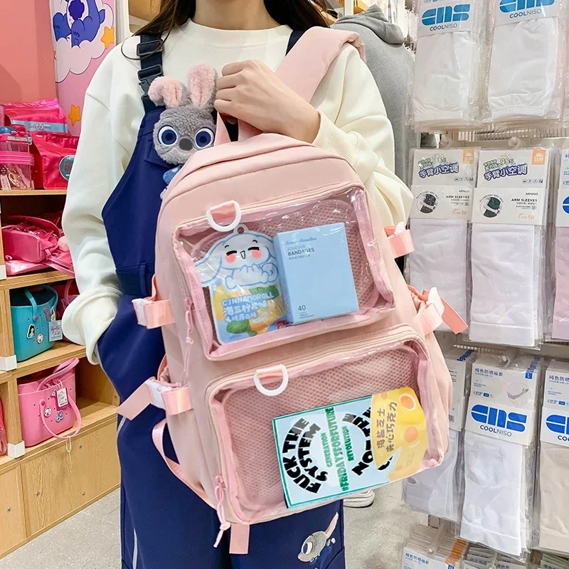 Women'S Japanese Bags - Sac à dos transparent japonais Kawaii