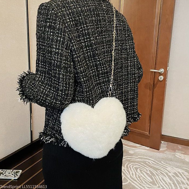 Mini Purse Chain - Sac à bandoulière en fausse fourrure