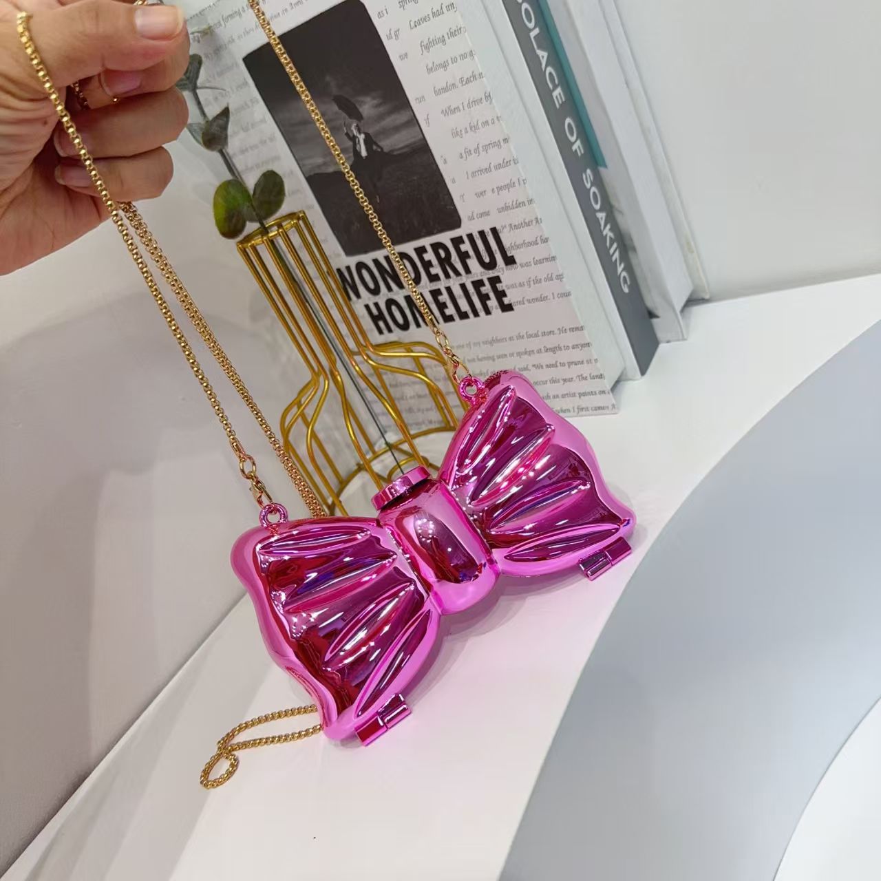 Pochette de soirée de luxe pou - Mini Purse Chain avis et prix