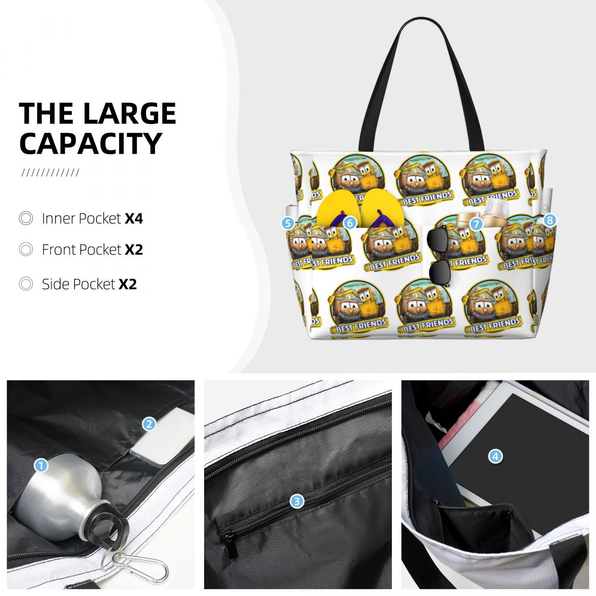 Sac fourre-tout de plage Stink - Women'S Best Bags For Travel avis et prix