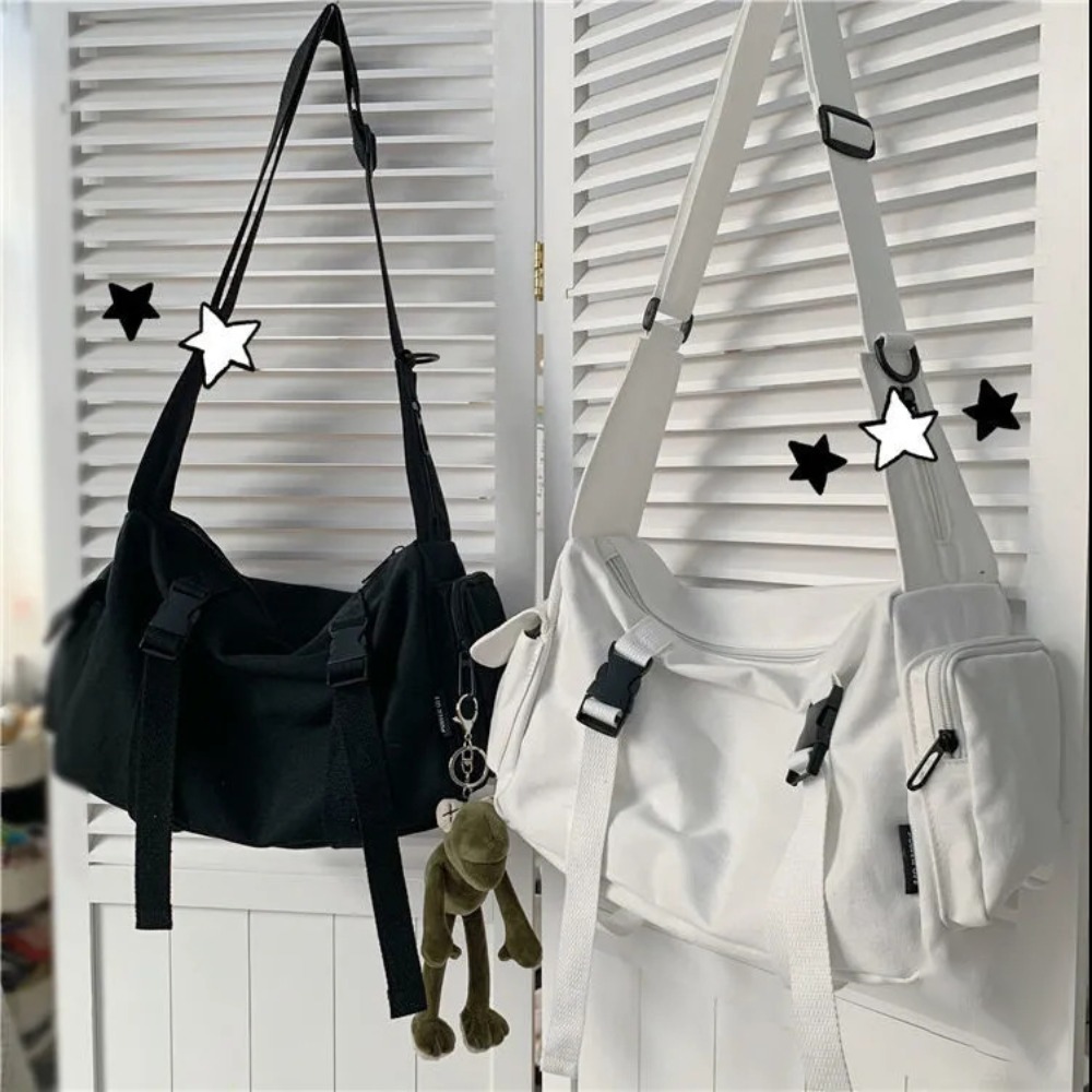 Sac à Bandoulière Noir avec Po - Women'S Japanese Bags avis et prix