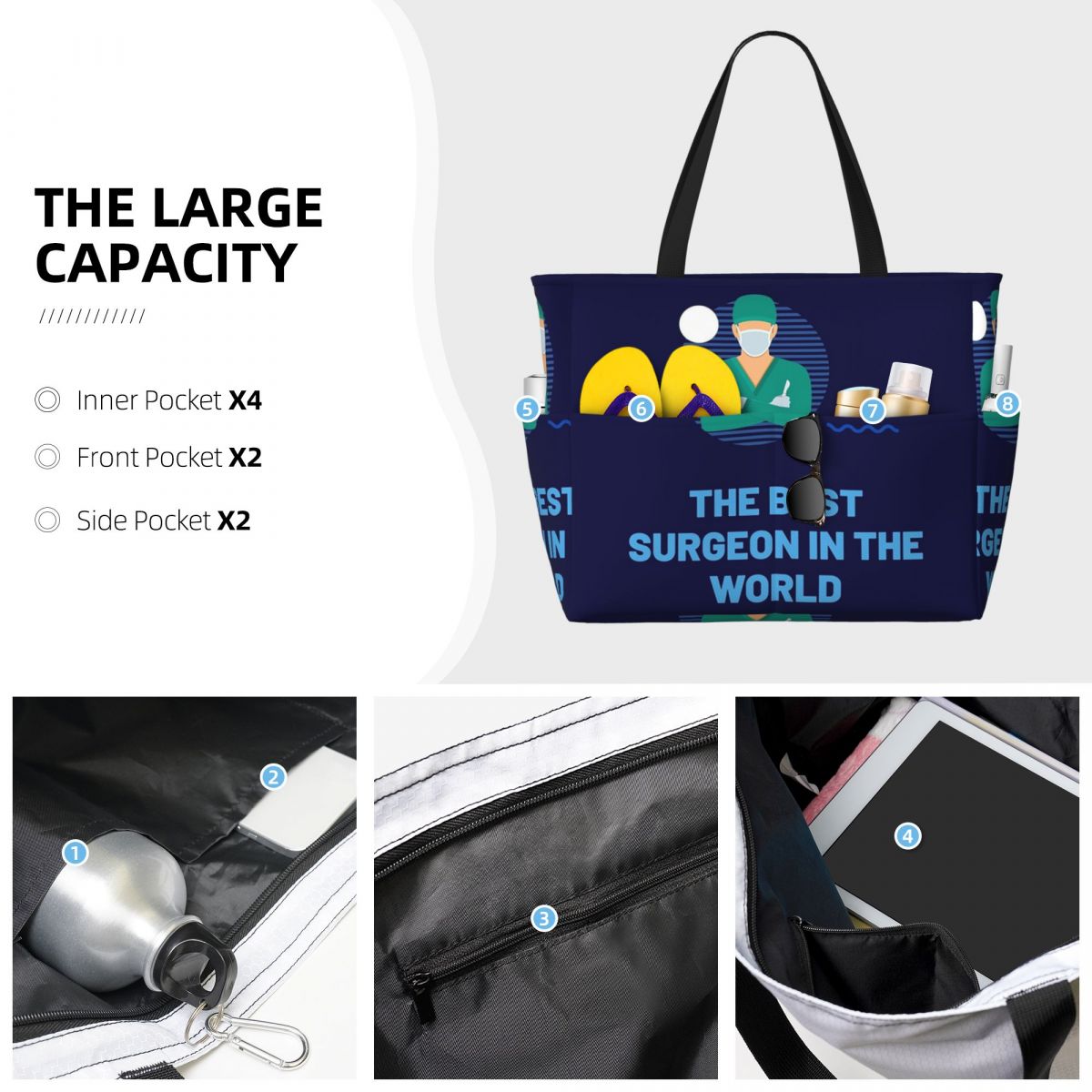 Sac fourre-tout de plage The B - Women'S Best Bags For Travel avis et prix