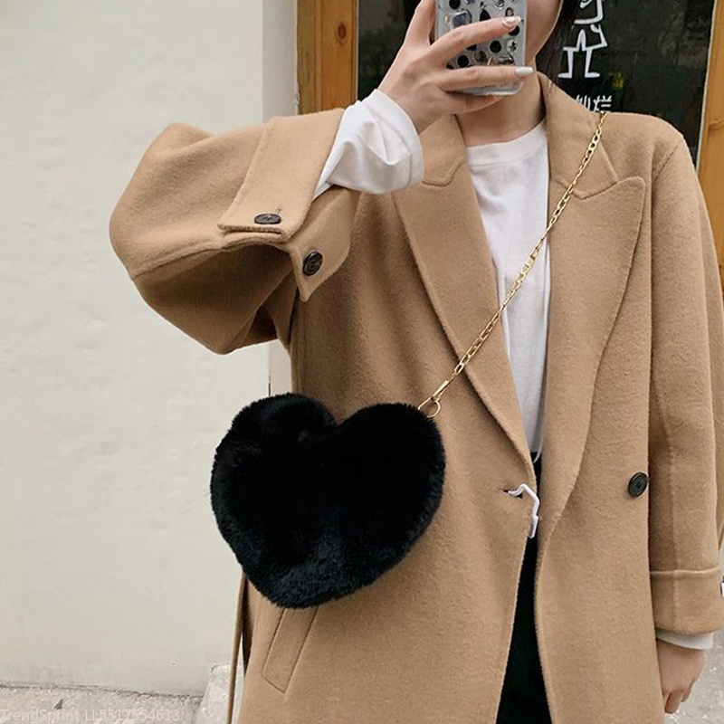 Sac à bandoulière en fausse fo - Mini Purse Chain avis et prix