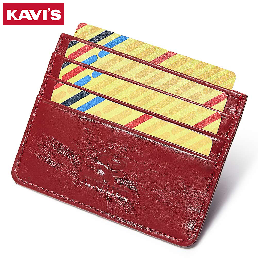 KAVIS-Porte-cartes en cuir vér - Women'S Bags Top 10 avis et prix