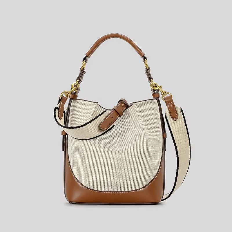 Sac seau en toile à panneaux p - Women Bags Zara avis et prix