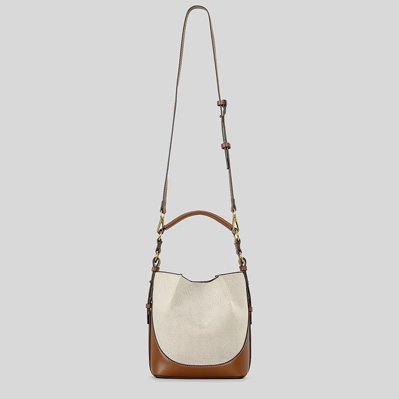 Sac seau en toile à panneaux p - Women Bags Zara avis et prix